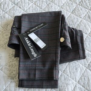 Soho Apparel Women's Black and Red Striped Pants